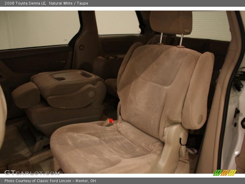 Natural White / Taupe 2008 Toyota Sienna LE