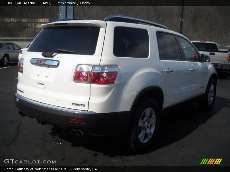 Summit White / Ebony 2008 GMC Acadia SLE AWD