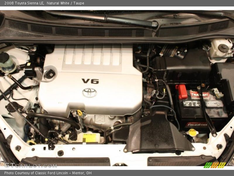 Natural White / Taupe 2008 Toyota Sienna LE