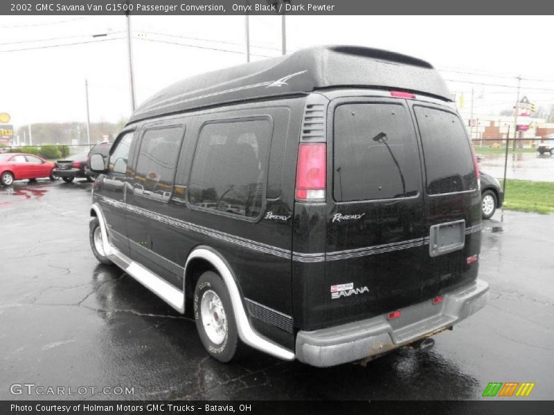 Onyx Black / Dark Pewter 2002 GMC Savana Van G1500 Passenger Conversion