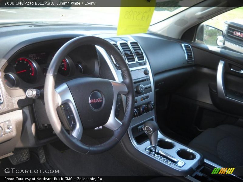 Summit White / Ebony 2008 GMC Acadia SLE AWD