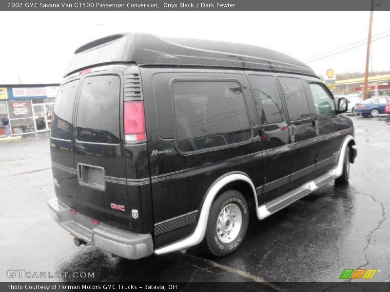 Onyx Black / Dark Pewter 2002 GMC Savana Van G1500 Passenger Conversion