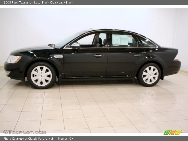 Black Clearcoat / Black 2008 Ford Taurus Limited