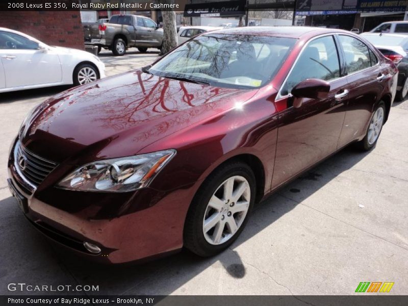 Royal Ruby Red Metallic / Cashmere 2008 Lexus ES 350