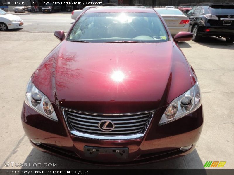 Royal Ruby Red Metallic / Cashmere 2008 Lexus ES 350