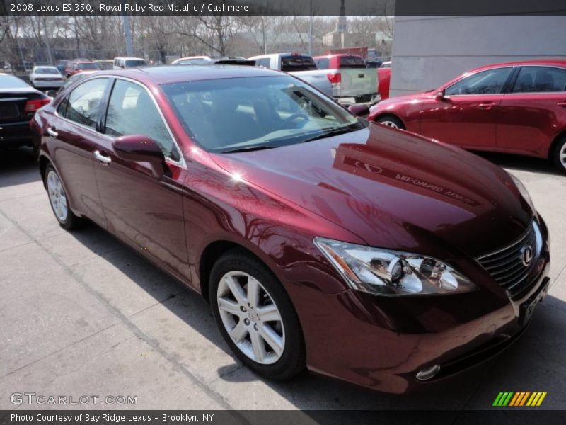 Royal Ruby Red Metallic / Cashmere 2008 Lexus ES 350