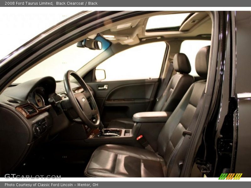 Black Clearcoat / Black 2008 Ford Taurus Limited