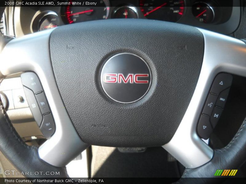 Summit White / Ebony 2008 GMC Acadia SLE AWD