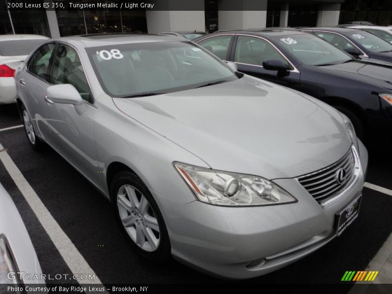 Tungsten Metallic / Light Gray 2008 Lexus ES 350