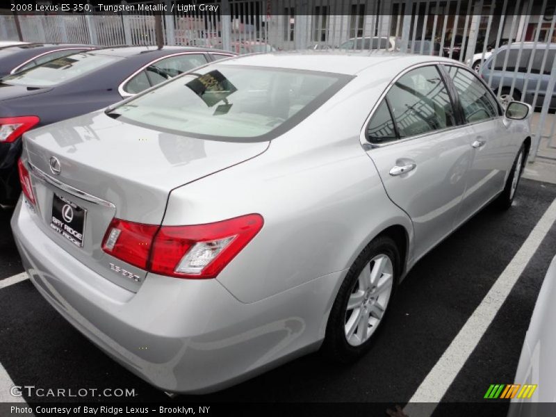 Tungsten Metallic / Light Gray 2008 Lexus ES 350