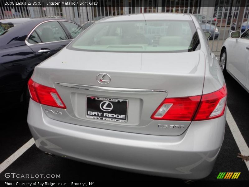 Tungsten Metallic / Light Gray 2008 Lexus ES 350