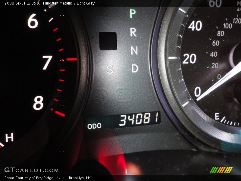 Tungsten Metallic / Light Gray 2008 Lexus ES 350