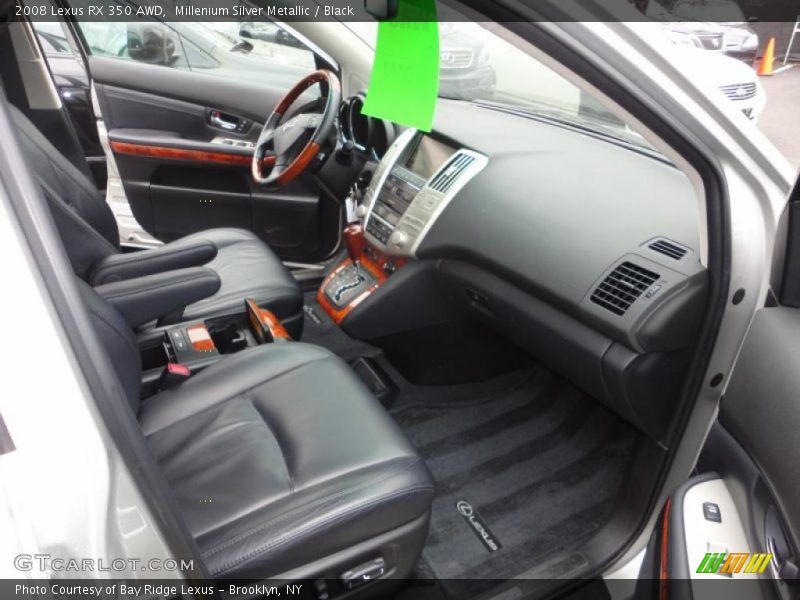 Millenium Silver Metallic / Black 2008 Lexus RX 350 AWD