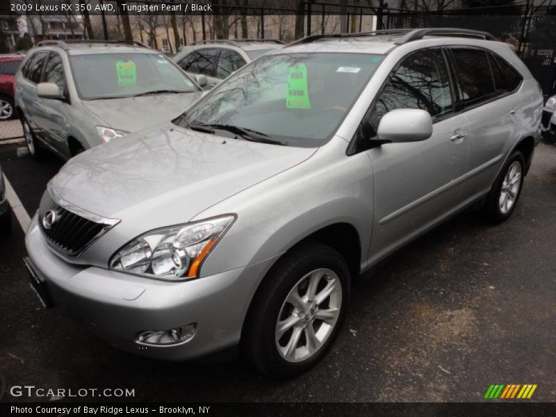 Tungsten Pearl / Black 2009 Lexus RX 350 AWD