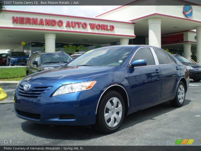 Blue Ribbon Metallic / Ash 2007 Toyota Camry CE