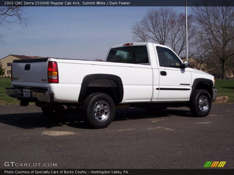 Summit White / Dark Pewter 2003 GMC Sierra 2500HD Regular Cab 4x4