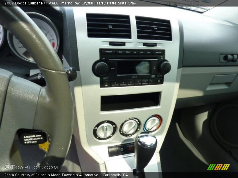 Inferno Red Crystal Pearl / Pastel Slate Gray 2007 Dodge Caliber R/T AWD