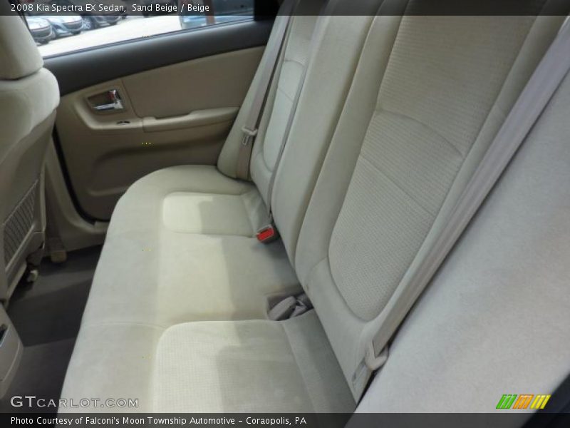 Sand Beige / Beige 2008 Kia Spectra EX Sedan