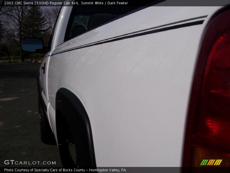 Summit White / Dark Pewter 2003 GMC Sierra 2500HD Regular Cab 4x4