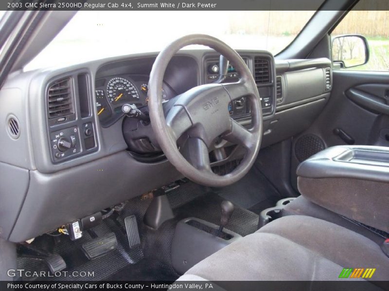 Summit White / Dark Pewter 2003 GMC Sierra 2500HD Regular Cab 4x4