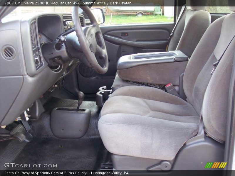 Summit White / Dark Pewter 2003 GMC Sierra 2500HD Regular Cab 4x4