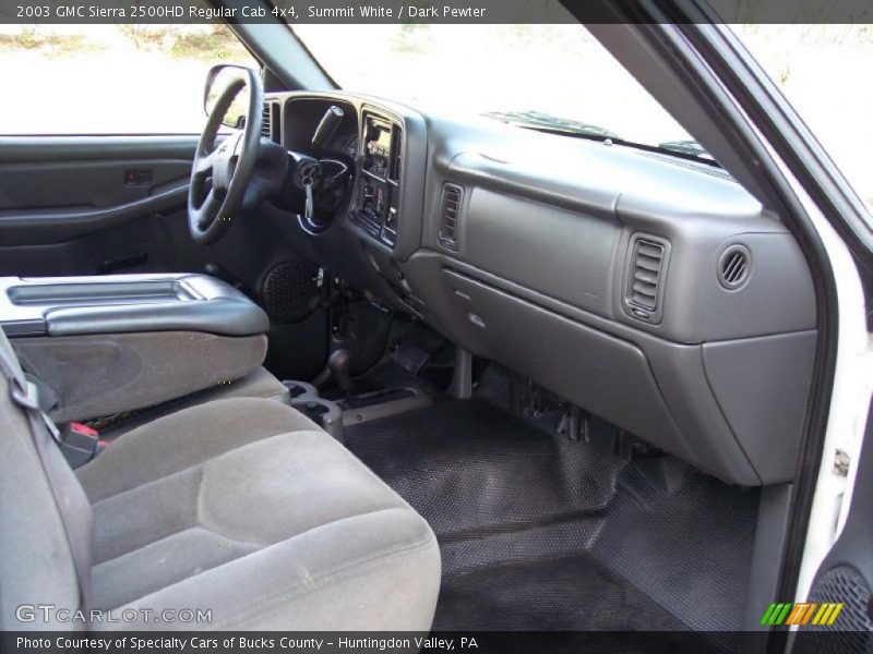 Summit White / Dark Pewter 2003 GMC Sierra 2500HD Regular Cab 4x4