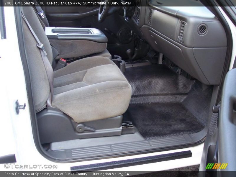 Summit White / Dark Pewter 2003 GMC Sierra 2500HD Regular Cab 4x4