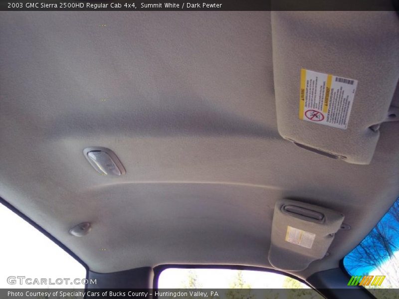 Summit White / Dark Pewter 2003 GMC Sierra 2500HD Regular Cab 4x4