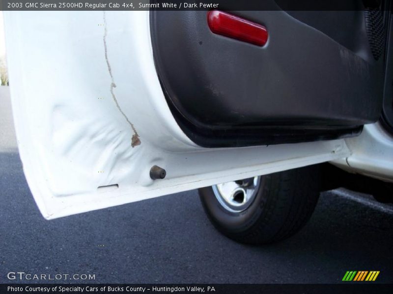 Summit White / Dark Pewter 2003 GMC Sierra 2500HD Regular Cab 4x4