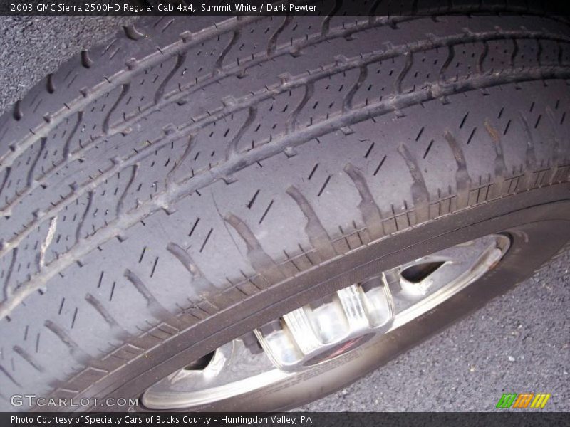 Summit White / Dark Pewter 2003 GMC Sierra 2500HD Regular Cab 4x4