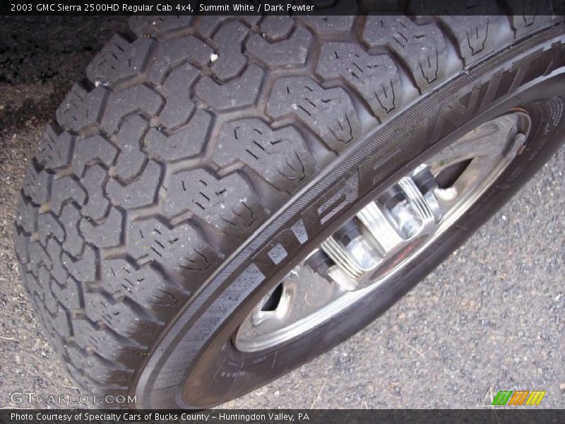 Summit White / Dark Pewter 2003 GMC Sierra 2500HD Regular Cab 4x4