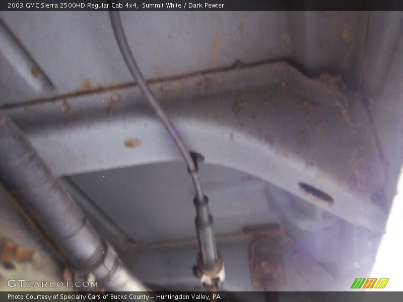 Summit White / Dark Pewter 2003 GMC Sierra 2500HD Regular Cab 4x4