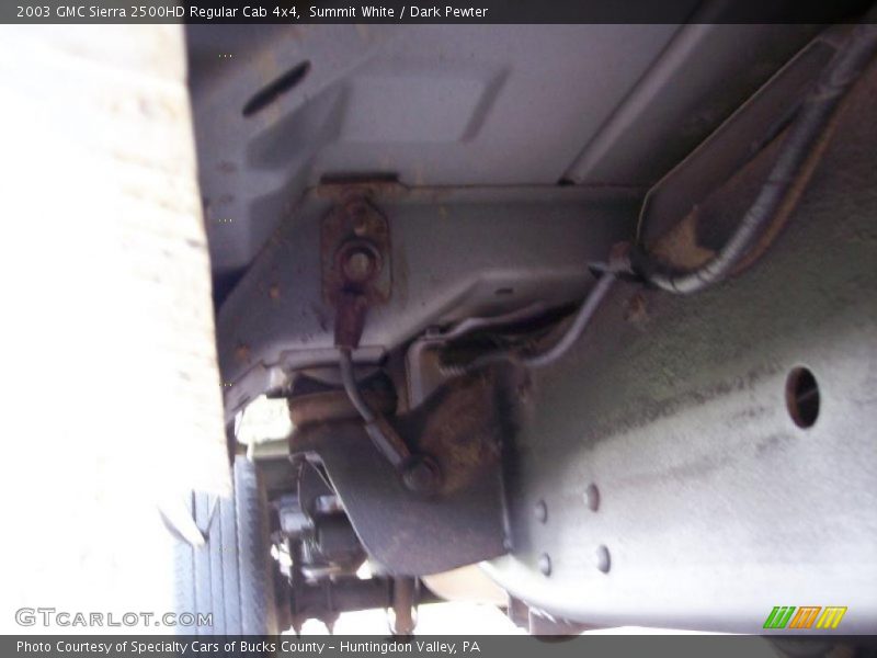 Summit White / Dark Pewter 2003 GMC Sierra 2500HD Regular Cab 4x4