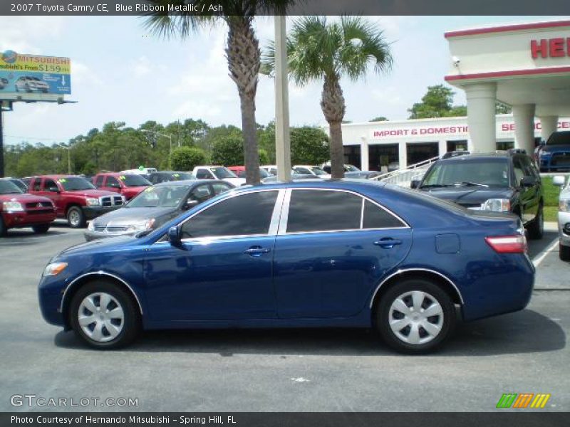 Blue Ribbon Metallic / Ash 2007 Toyota Camry CE