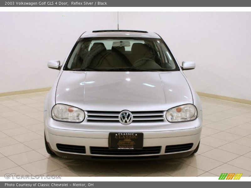 Reflex Silver / Black 2003 Volkswagen Golf GLS 4 Door