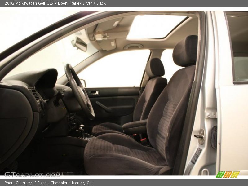Reflex Silver / Black 2003 Volkswagen Golf GLS 4 Door