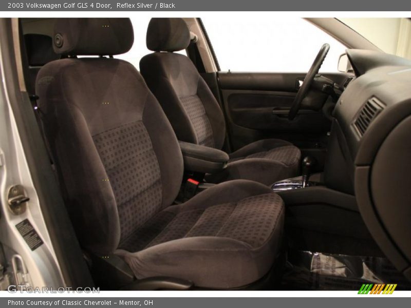 Reflex Silver / Black 2003 Volkswagen Golf GLS 4 Door