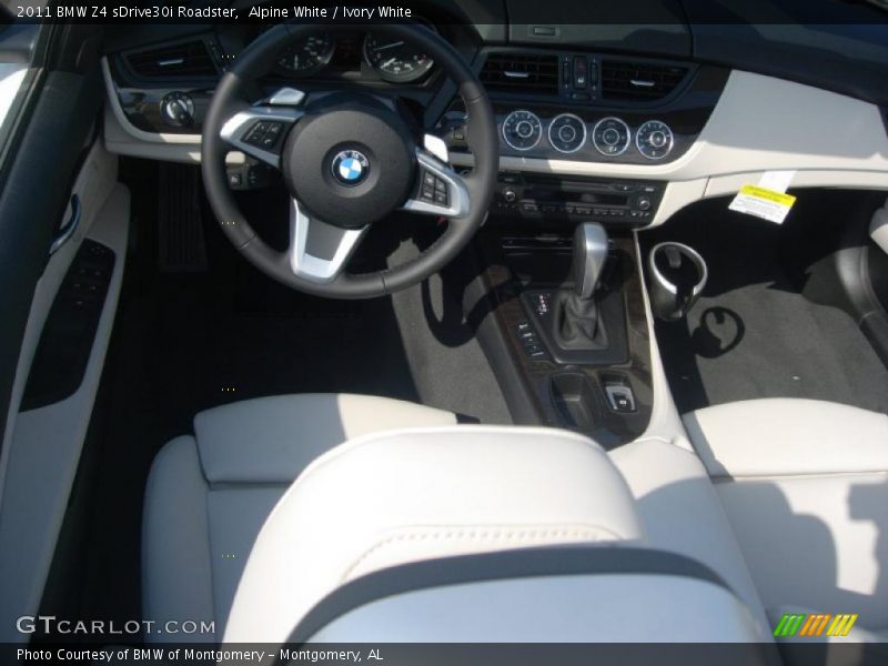 Alpine White / Ivory White 2011 BMW Z4 sDrive30i Roadster