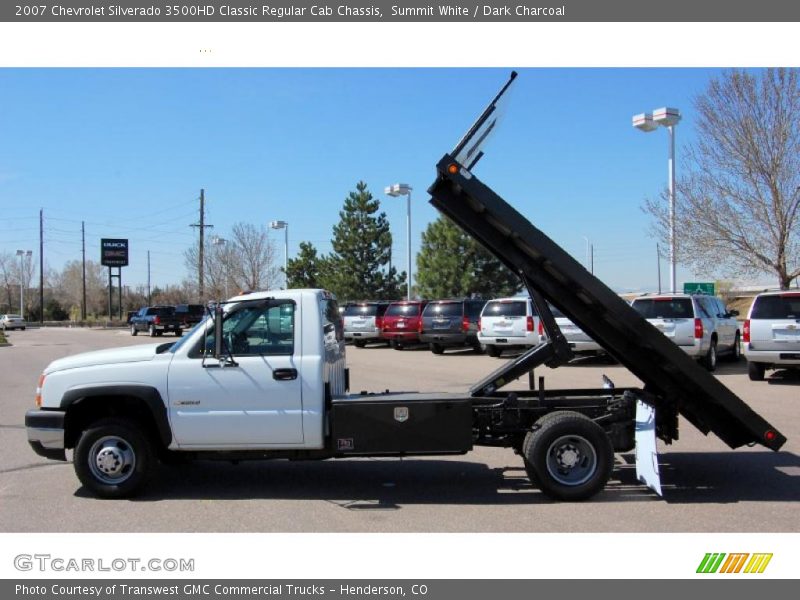 Summit White / Dark Charcoal 2007 Chevrolet Silverado 3500HD Classic Regular Cab Chassis
