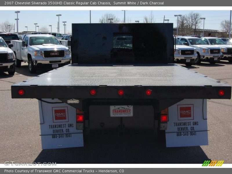 Summit White / Dark Charcoal 2007 Chevrolet Silverado 3500HD Classic Regular Cab Chassis