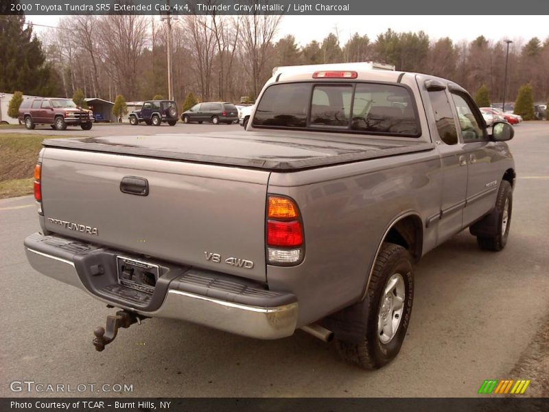 Thunder Gray Metallic / Light Charcoal 2000 Toyota Tundra SR5 Extended Cab 4x4