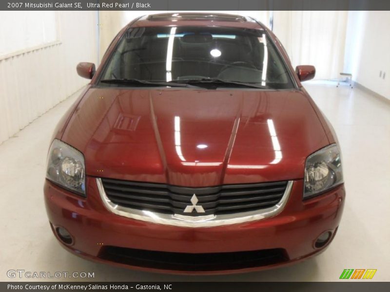 Ultra Red Pearl / Black 2007 Mitsubishi Galant SE