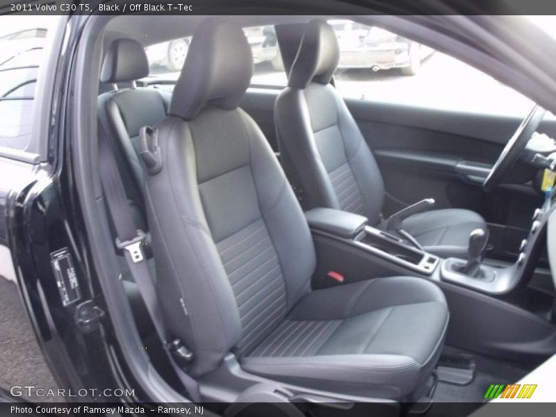  2011 C30 T5 Off Black T-Tec Interior