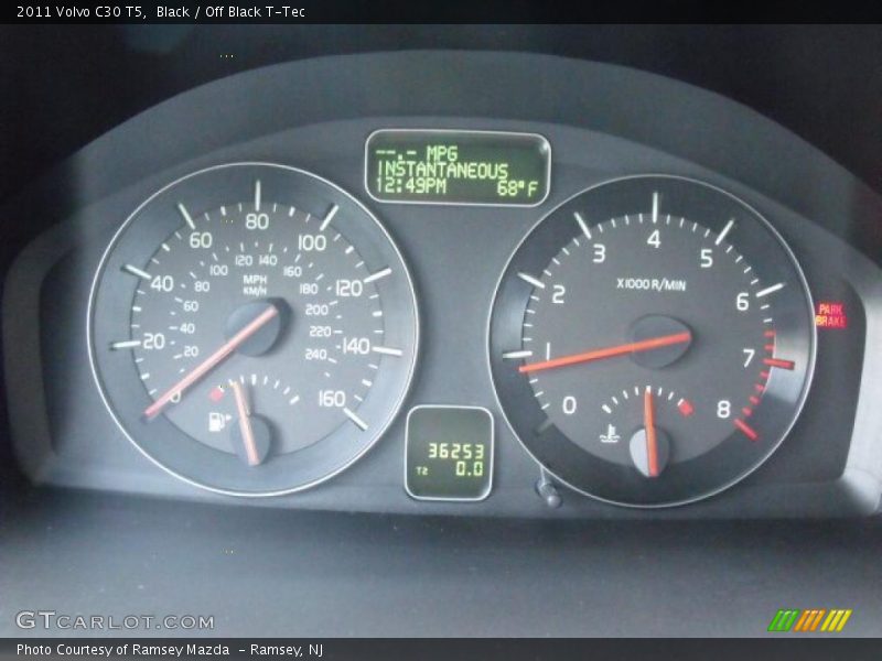  2011 C30 T5 T5 Gauges