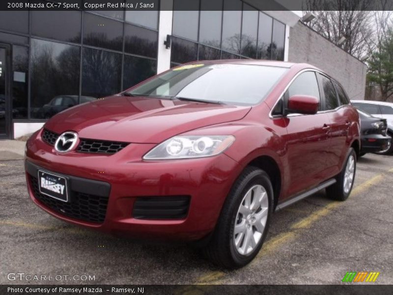 Copper Red Mica / Sand 2008 Mazda CX-7 Sport