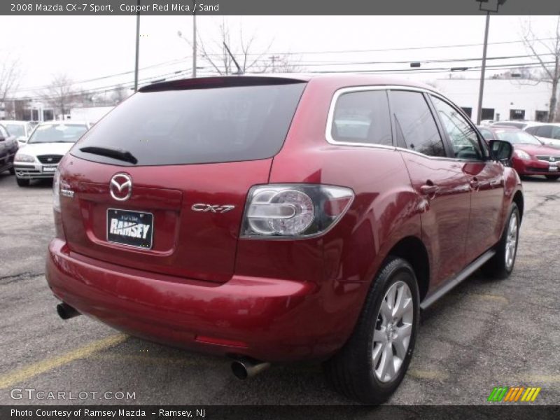 Copper Red Mica / Sand 2008 Mazda CX-7 Sport