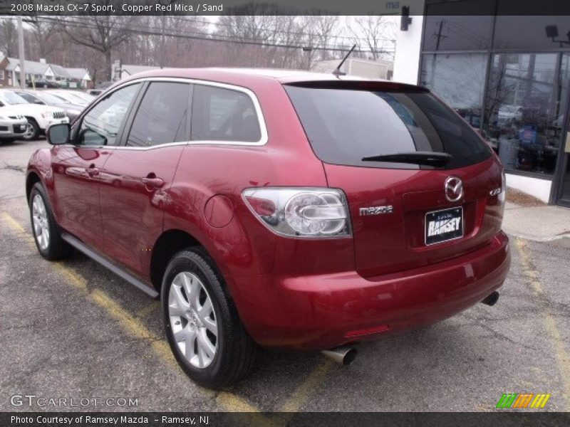 Copper Red Mica / Sand 2008 Mazda CX-7 Sport