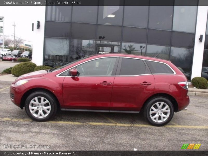 Copper Red Mica / Sand 2008 Mazda CX-7 Sport