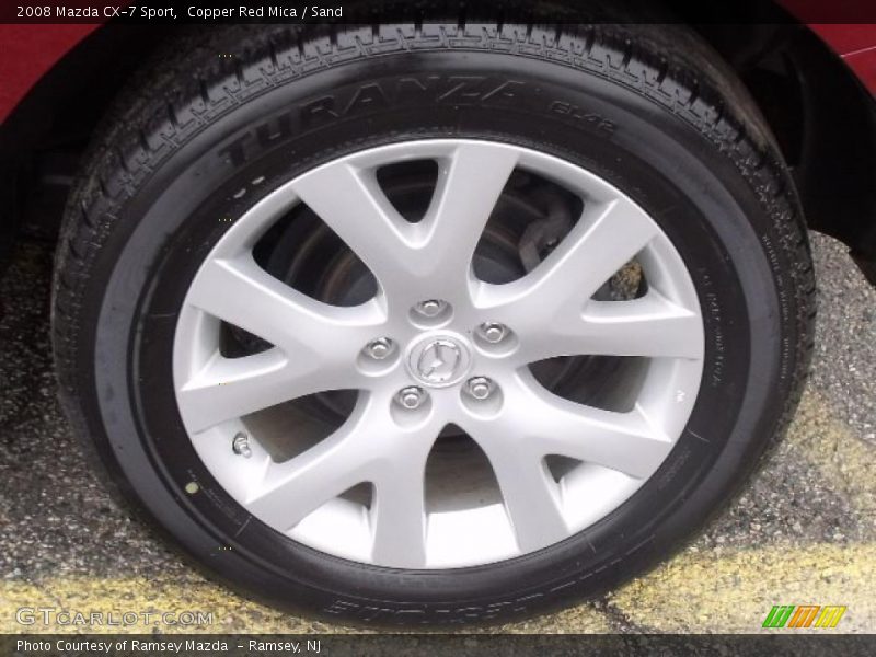 Copper Red Mica / Sand 2008 Mazda CX-7 Sport