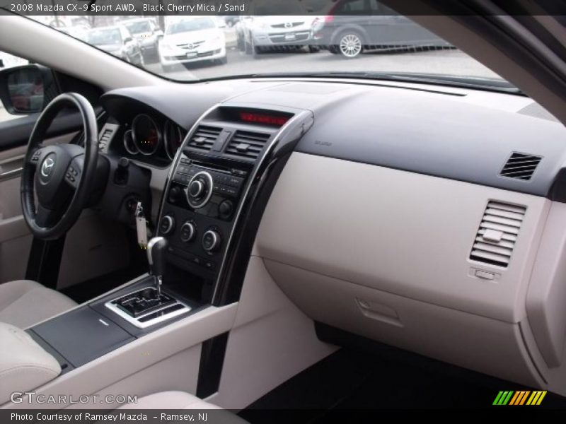 Black Cherry Mica / Sand 2008 Mazda CX-9 Sport AWD